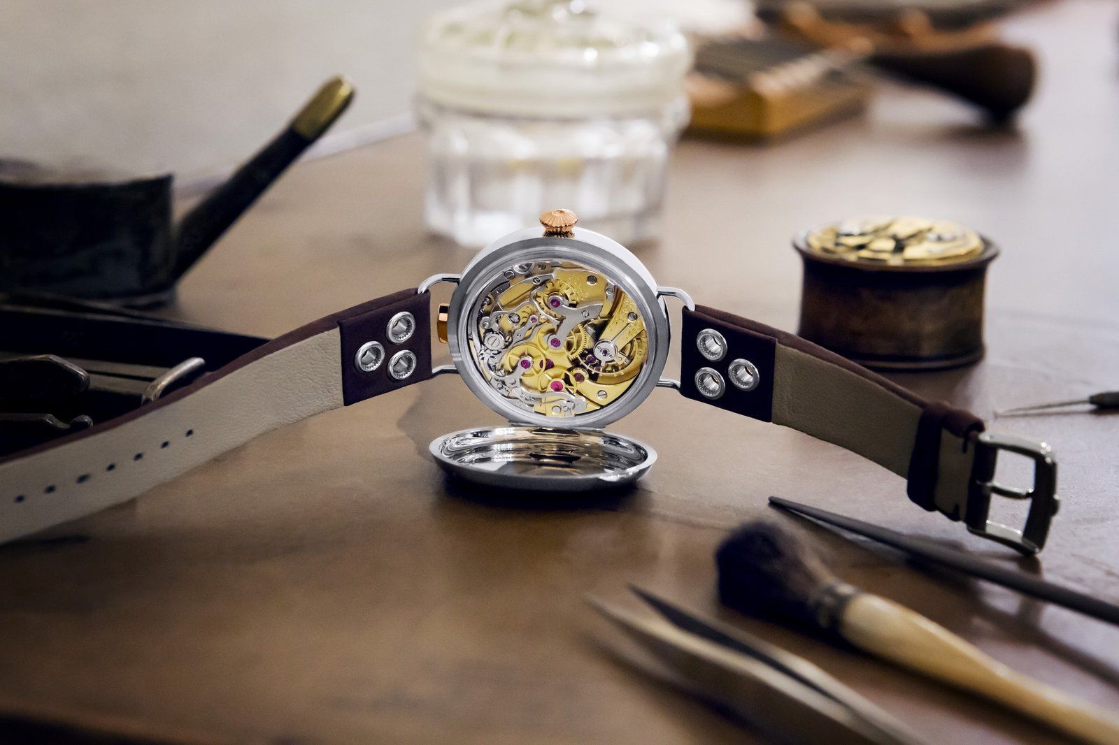 The treasured calibres have been tastefully reconditioned by the professionals at OMEGA's Atelier Tourbillon.