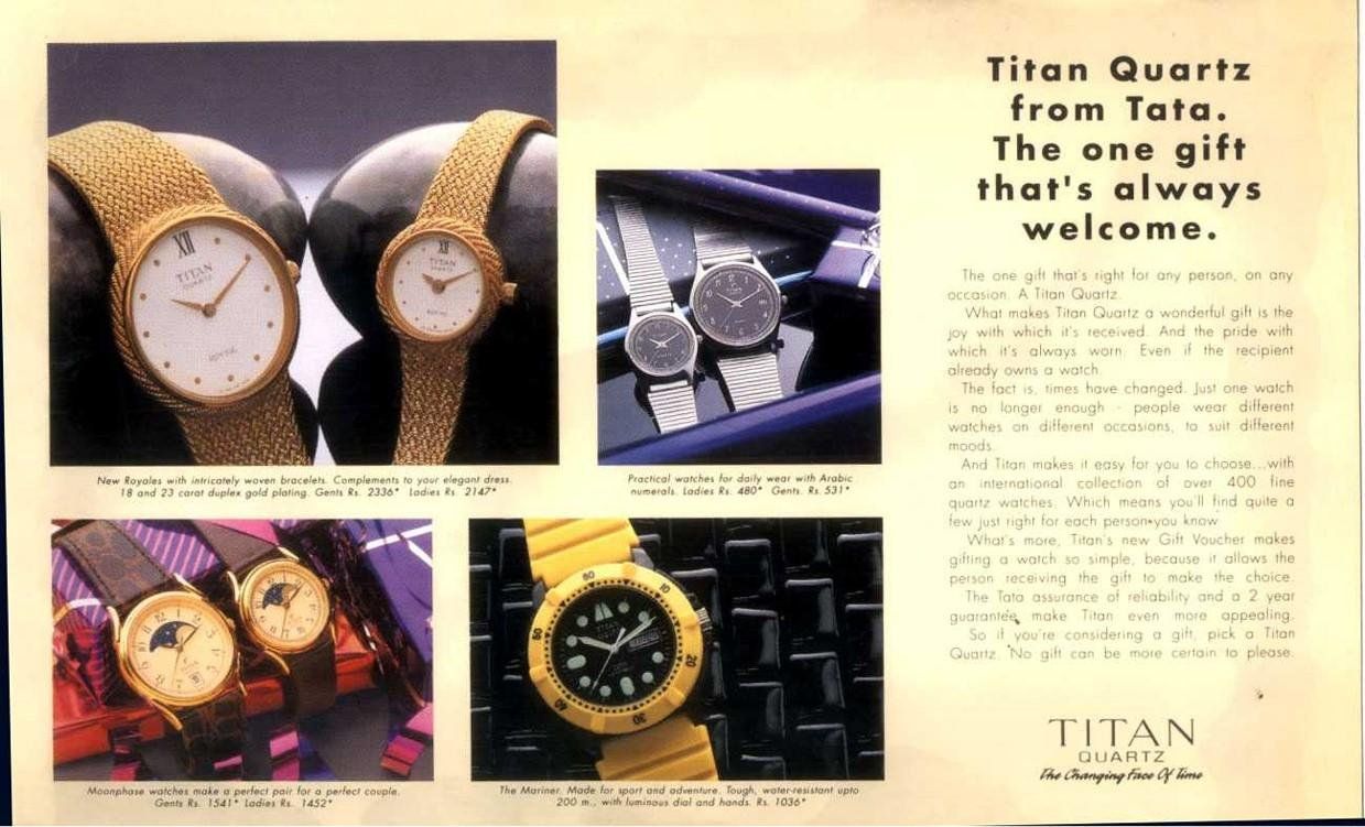 Titan gifting advertisement 