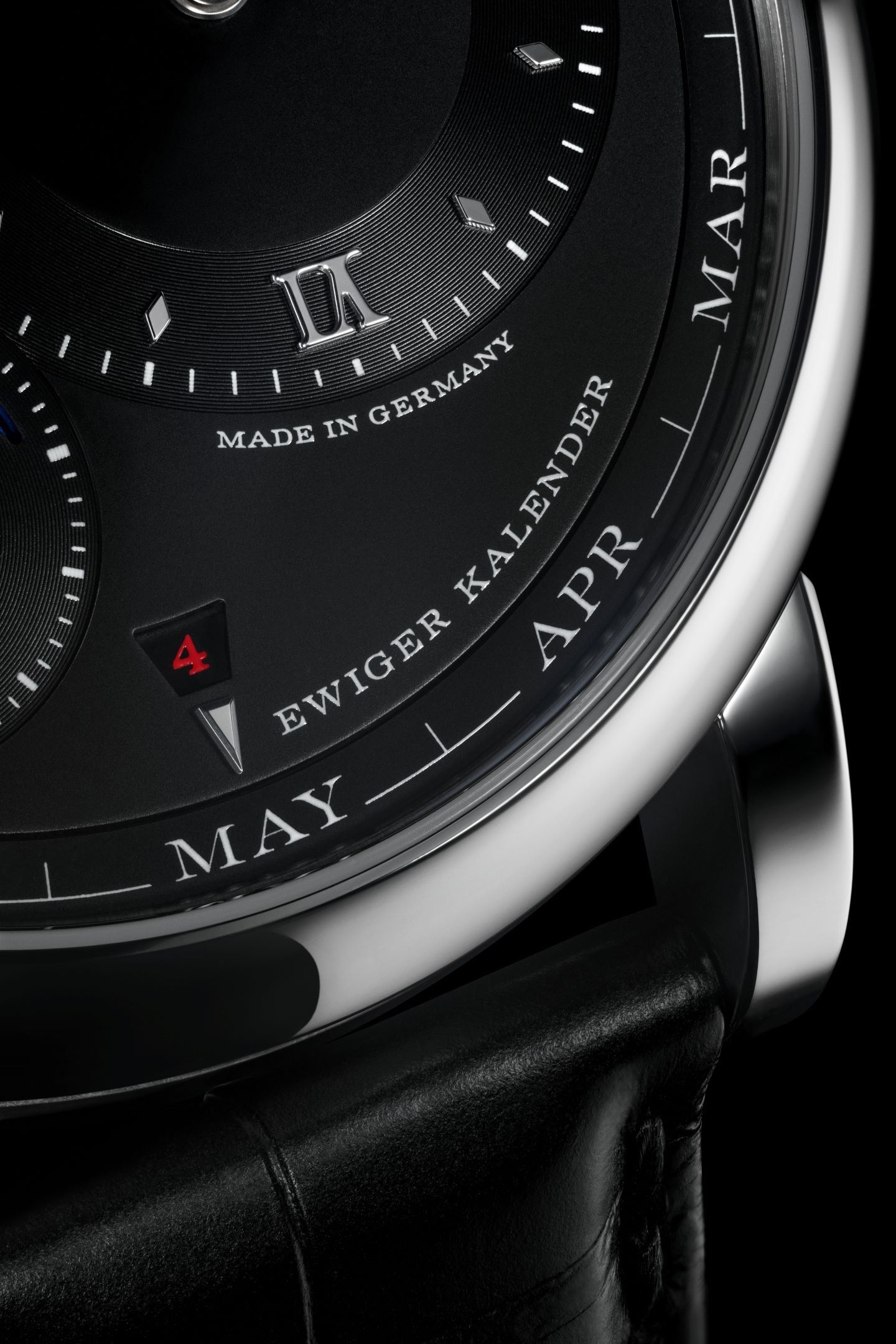 The detailing on the dial