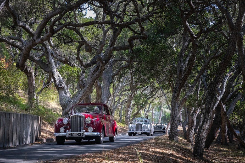 CARS AMONG THE TREES AT TEHAMA DURING THE 2021 PEBBLE BEACH TOUR D_ELEGANCER PRESENTED BY ROLEX