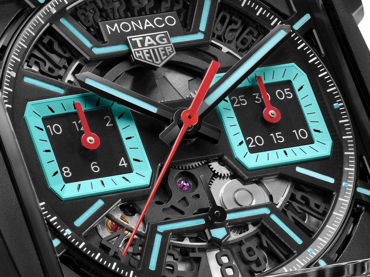 TAG Heuer 'Turquoise' Monaco Chronograph 