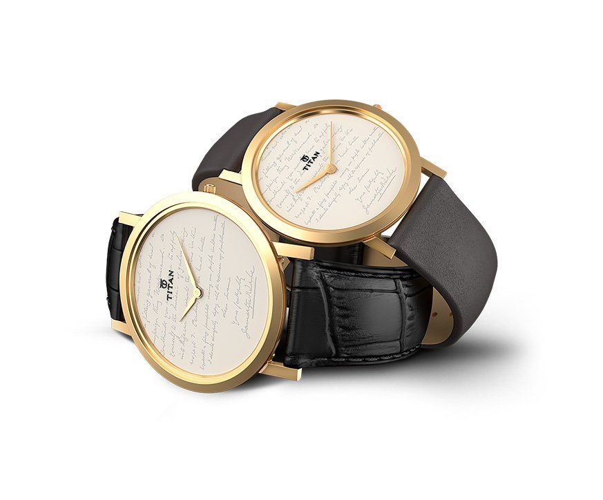 Raga by Titan Masaba Golden Watch | The Hour Markers