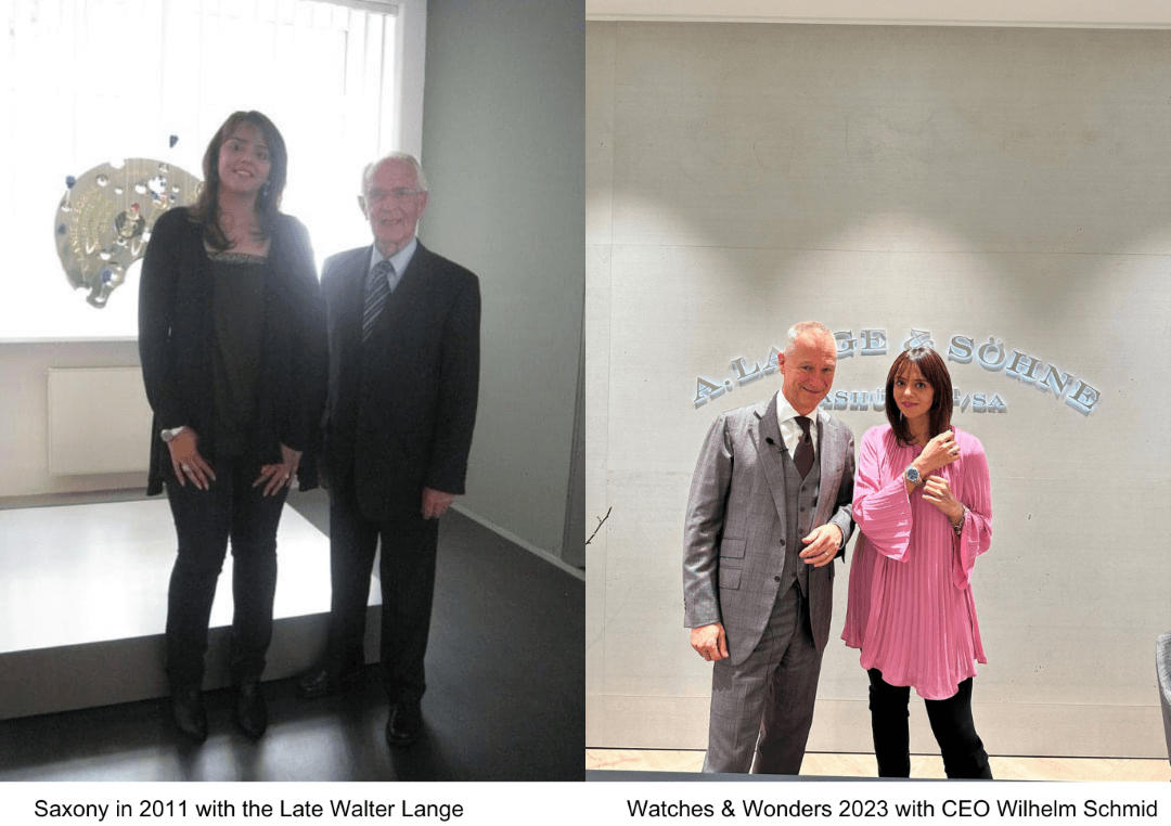 Saxony in 2011 with the Late Walter Lange Watches & Wonders 2023 with CEO Wilhelm Schmid