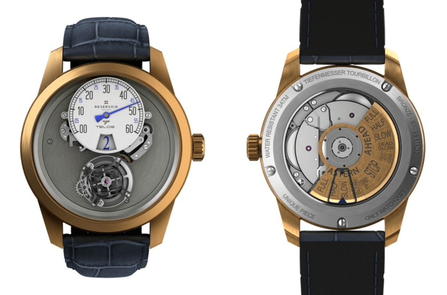 Reservoir x Télôs Watch Edition Only Watch 2023 Tiefenmesser Tourbillon