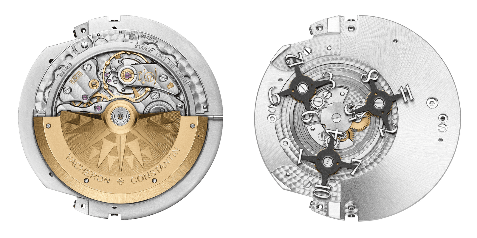 The Cal. 1120 AT/1 features a satellite module to showcase hours