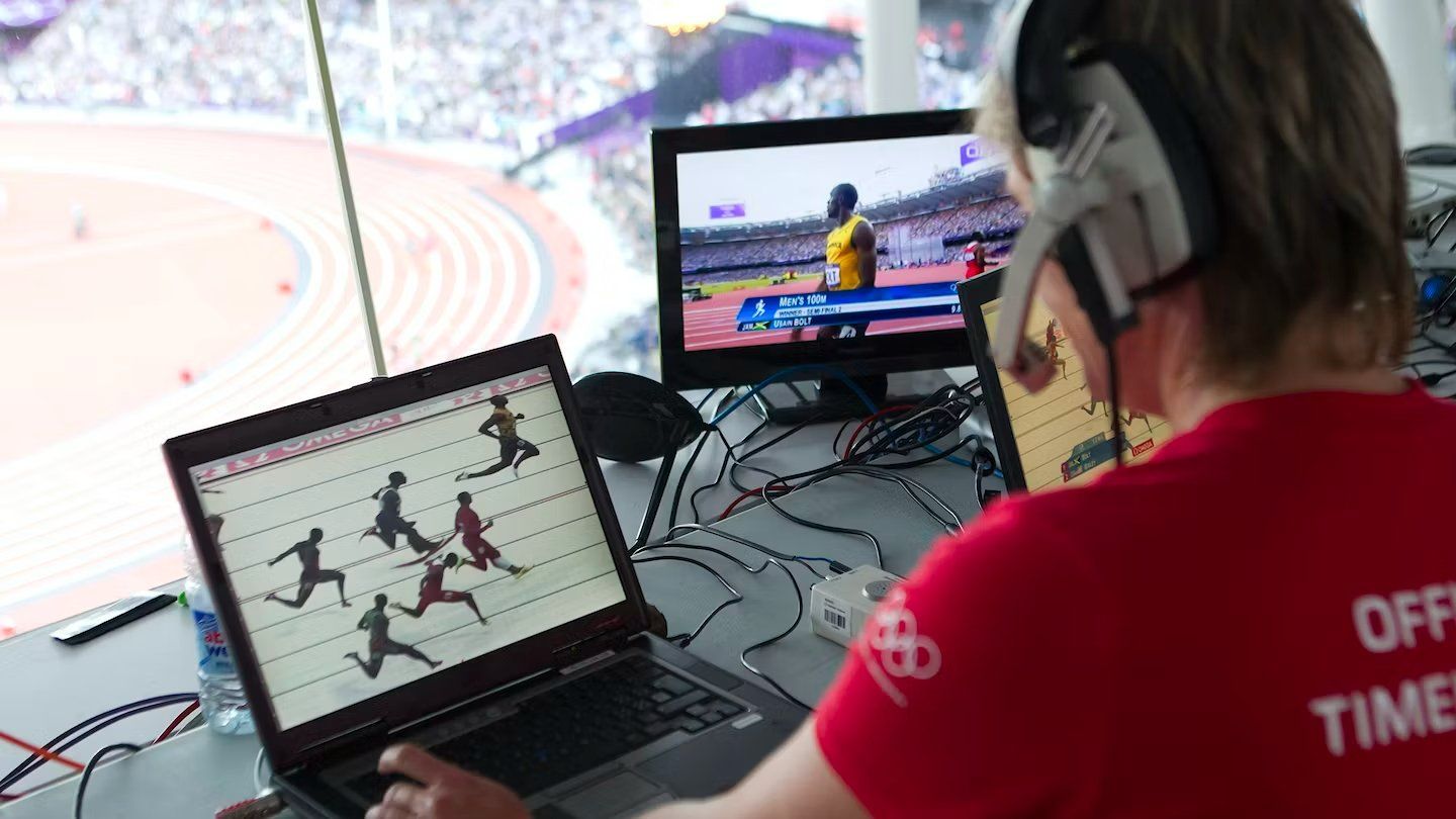Modern-day Olympic timekeeping processes rely on action replays, crystal-clear photo finishes, virtual timing bars, and digital timing systems - source, Omega