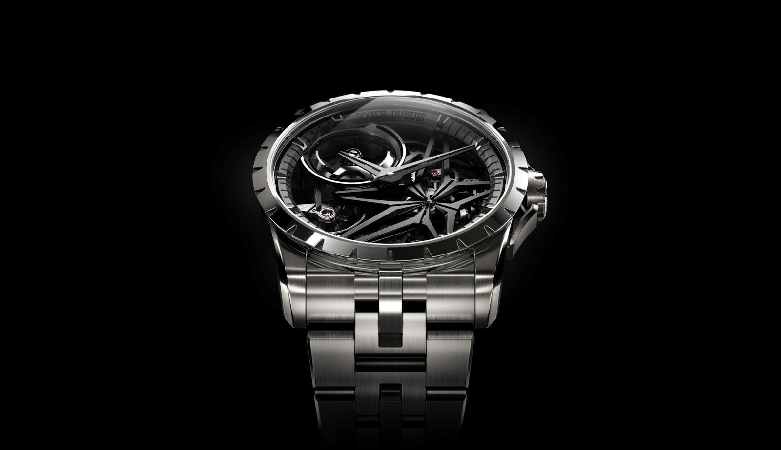 Roger Dubuis' Excalibur Monobalancier Titanium Watch