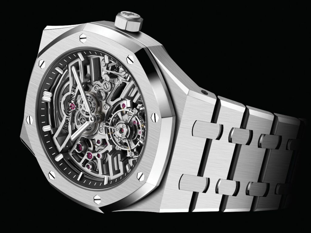 World’s first selfwinding tourbillon Silver wristwatch