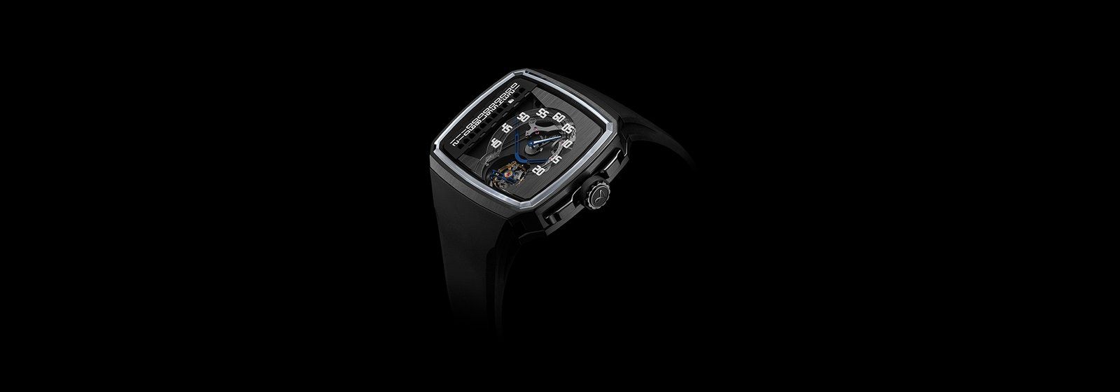 Self-winding mechanical A-500 caliber of the Angelus Chronodate
