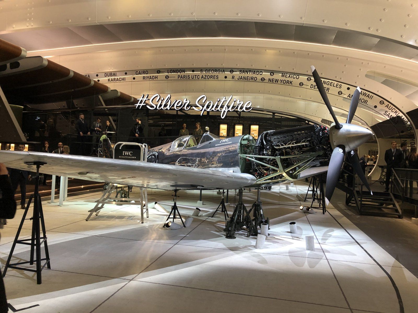 The IWC booth at SIHH 2019
