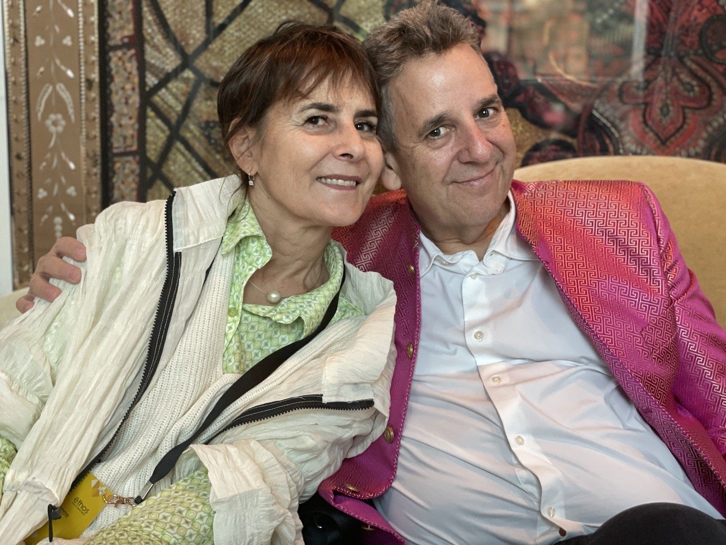 Mr. & Mrs. Jean Marie Schaller at the GPHG 2022 India Exhibit