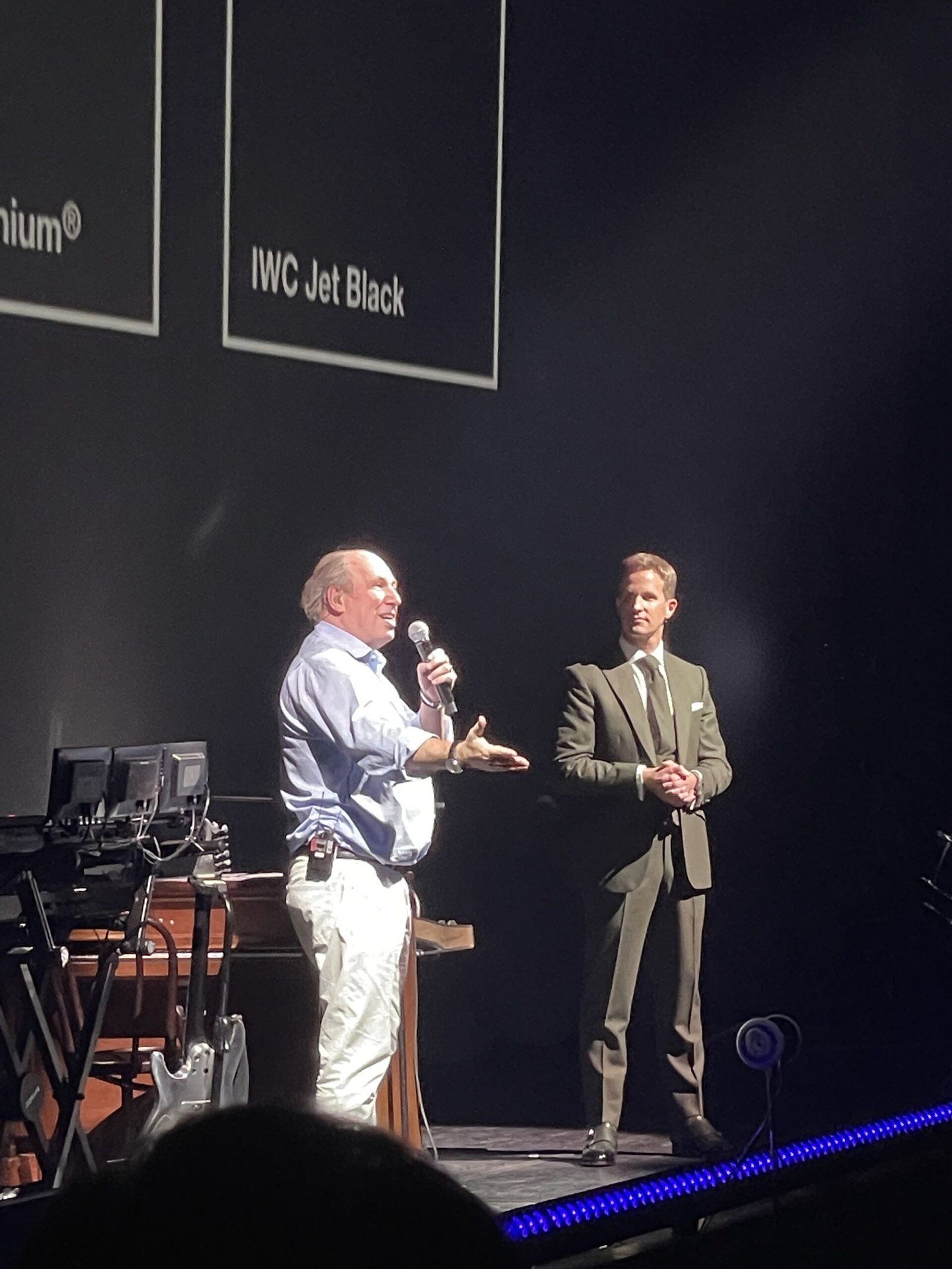 Hans Zimmer with the IWC CEO - Christoph Grainger-Herr
