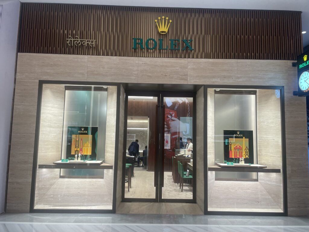 Rolex boutique at Jio World Plaza