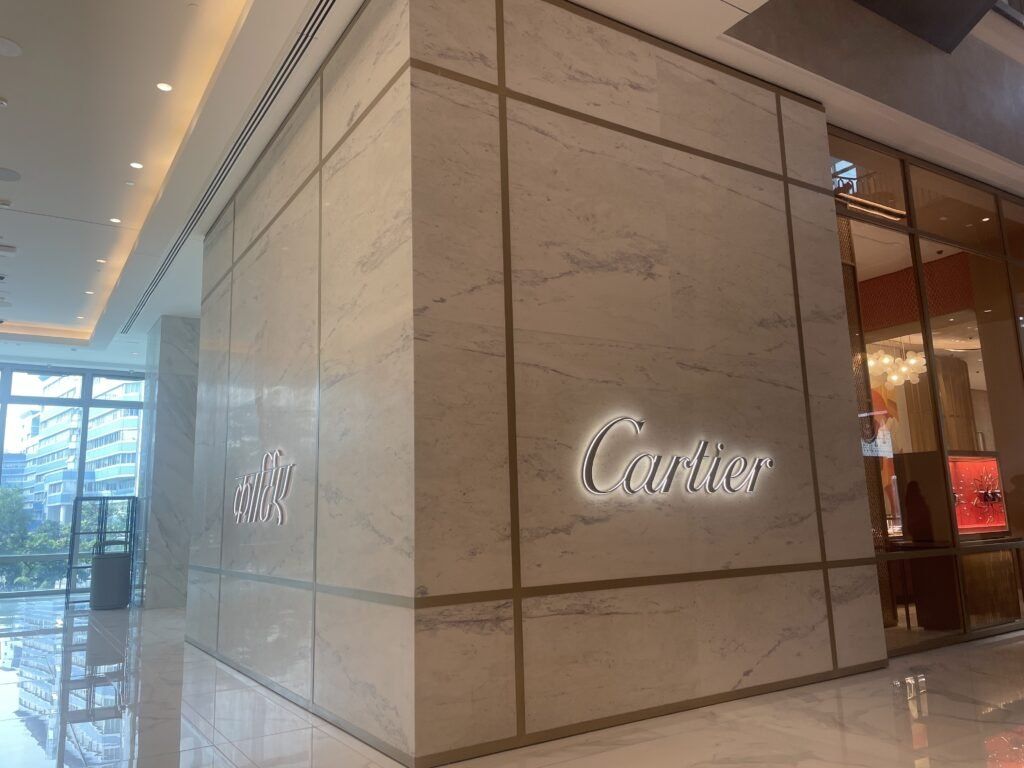 Cartier boutique at Jio World Plaza