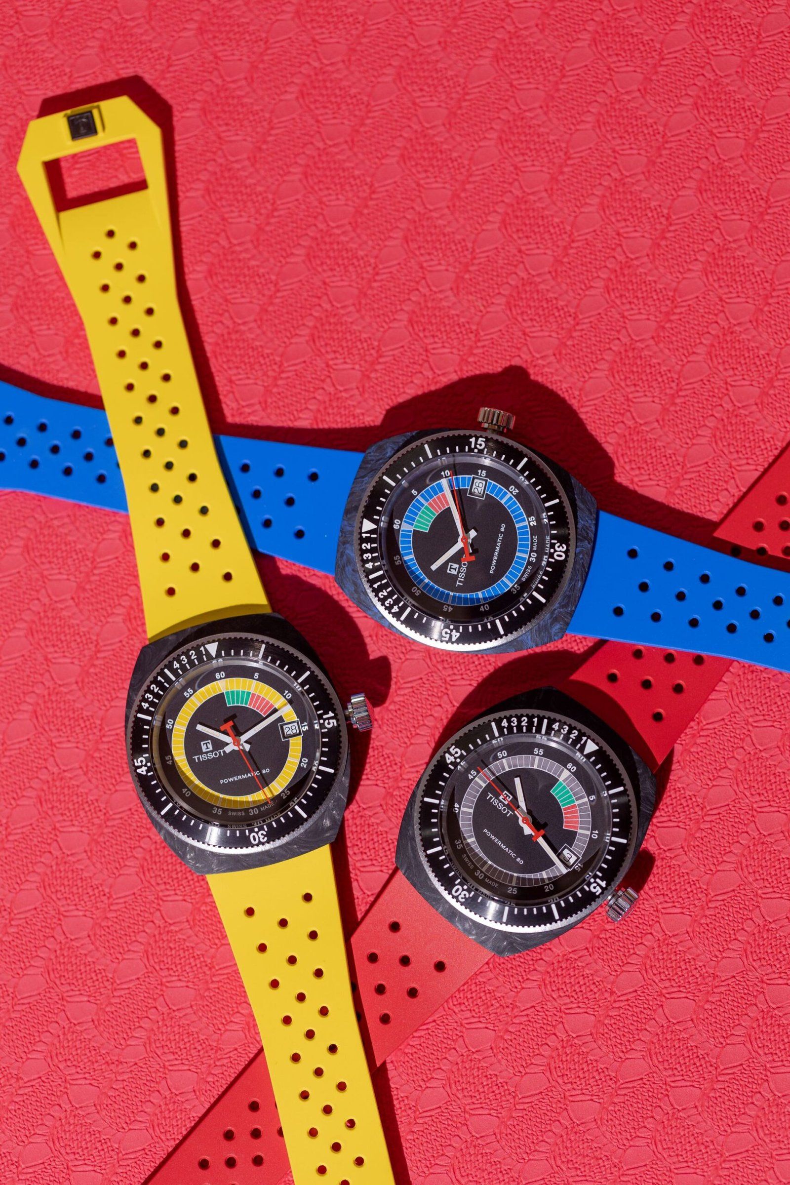 Tissot Sideral 2023 - Yellow, Blue & Red