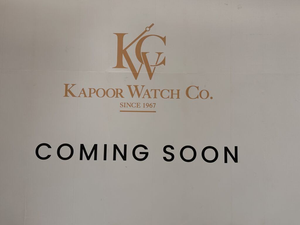 Kapoor Watch Co. boutique opening soon at Jio World Plaza