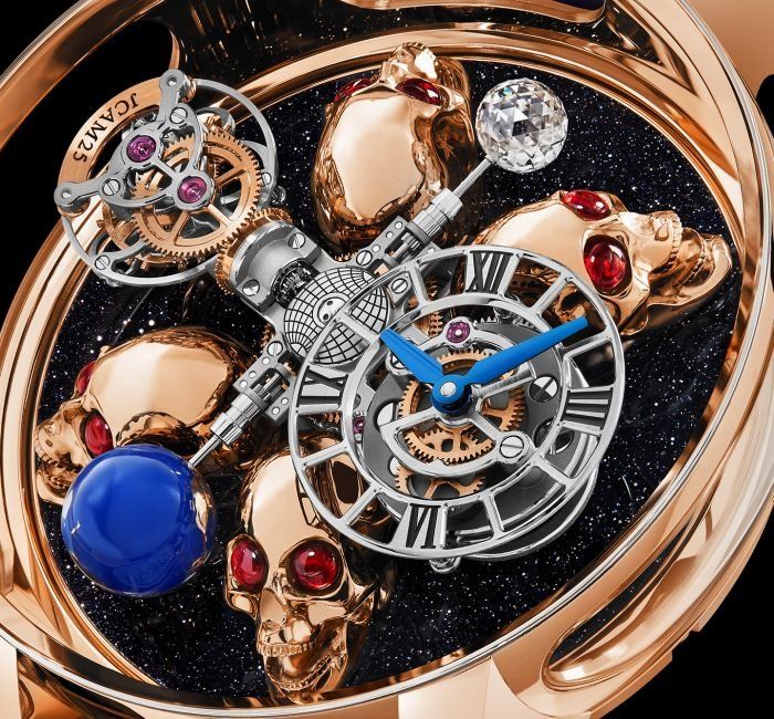 Jacob & Co launched Astronomia Tourbillon Art Static 4 Skulls
