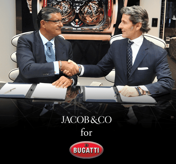 Jacob & Co. together with Bugatti spent almost a year developing a unique timepiece that reproduces the visceral sensation of the iconic Bugatti 16-cylinder engine