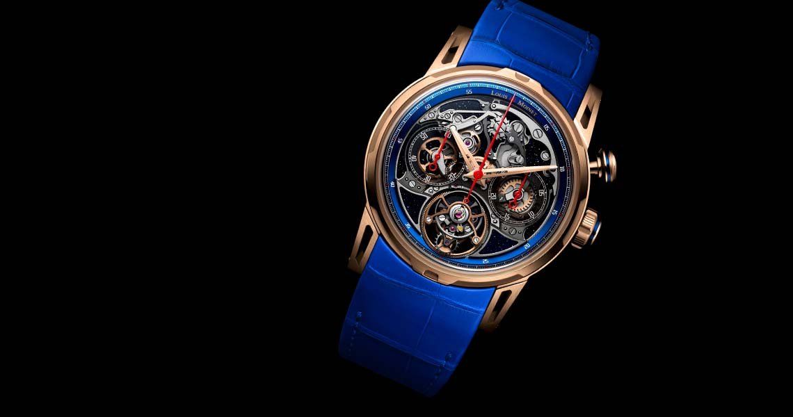 Self-winding mechanical A-500 caliber of the Angelus Chronodate