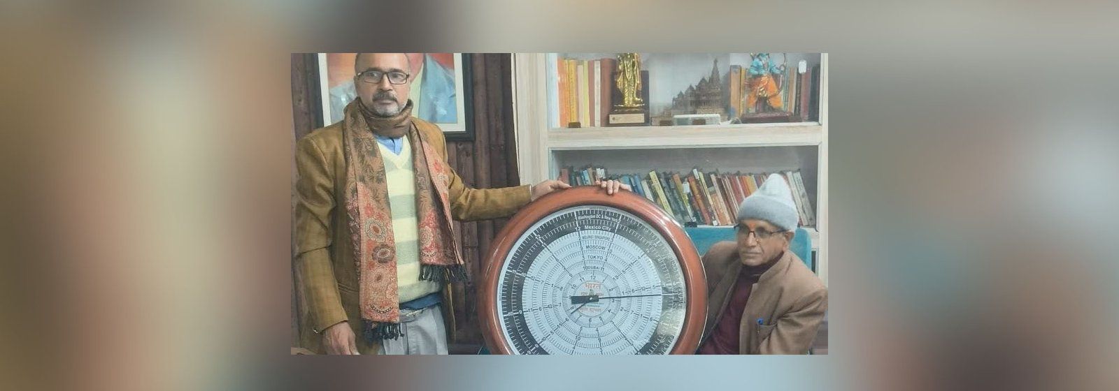 Lucknow Vegetable Vendor's Novel World Clock Gifted to Ram Mandir Trust