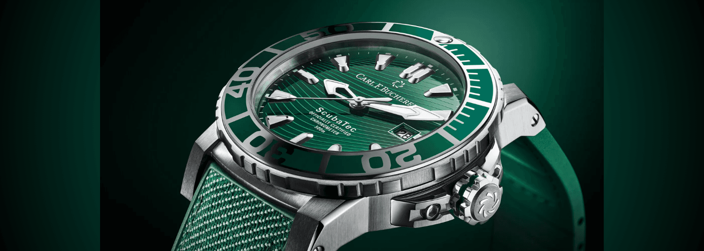 Carl F. Bucherer introduces Patravi ScubaTec Verde timepiece