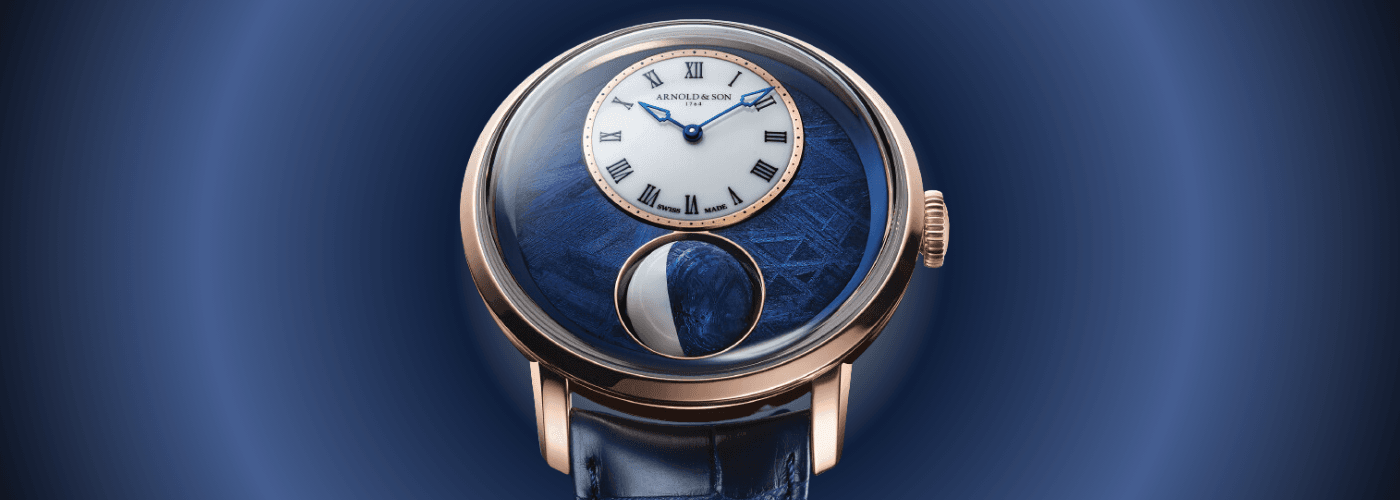 Arnold & Son Introduces New Luna Magna Red Gold Meteorite Timepiece