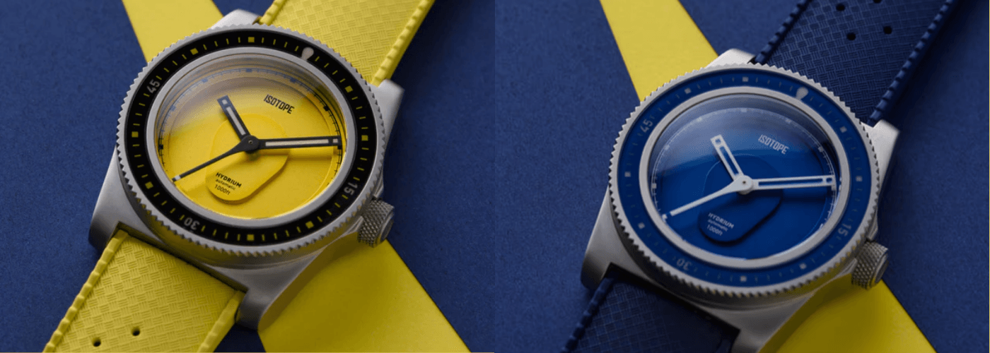 Isotope Watches | The Hydrium Amarillo And Hydrium Azul