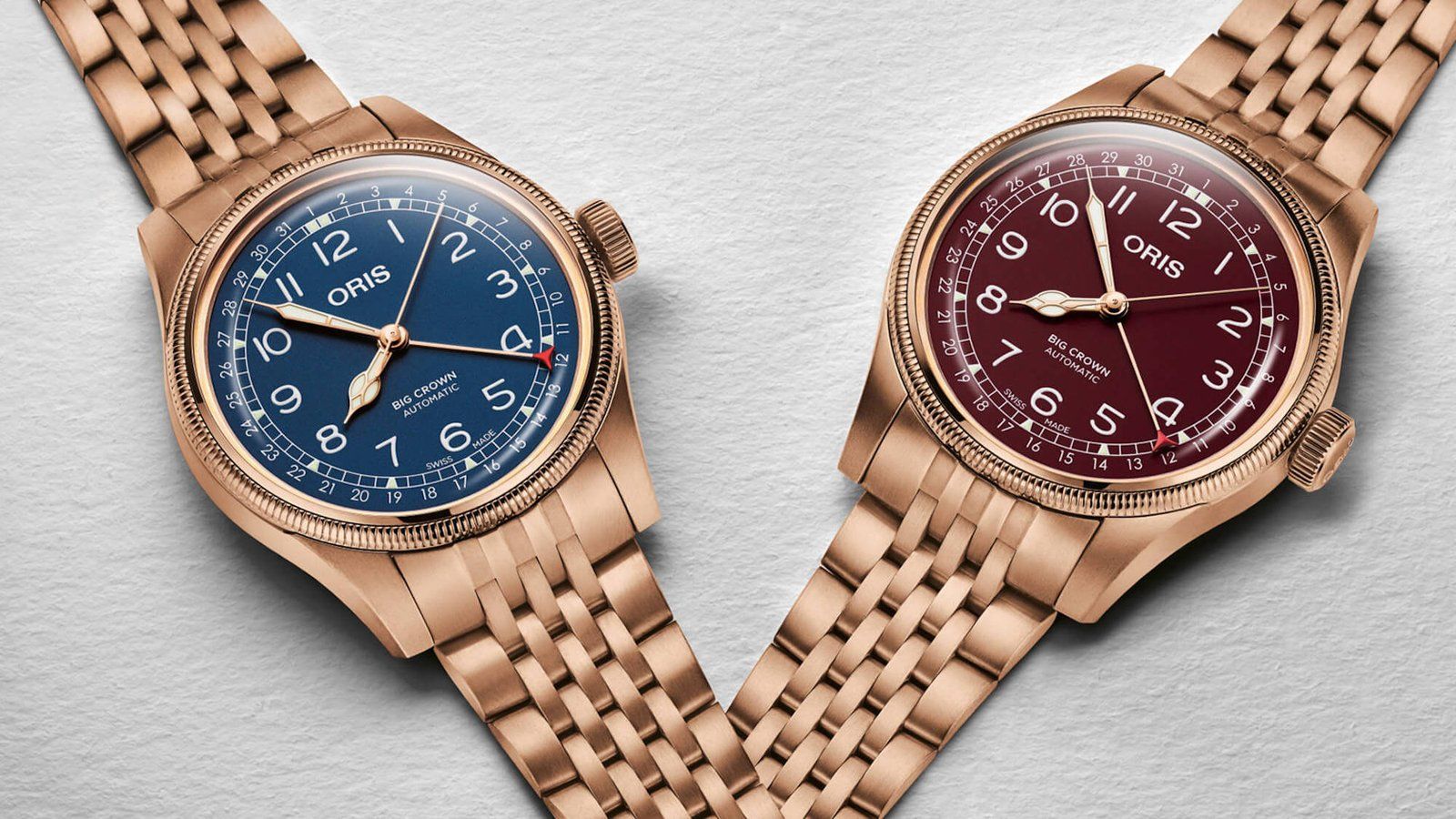 Oris Bronze Big Crown Pointer Date