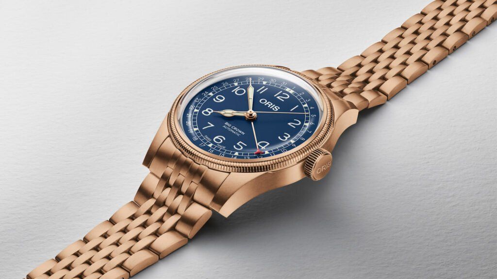 Oris Big Crown Bronze Pointer Date Azure Watch