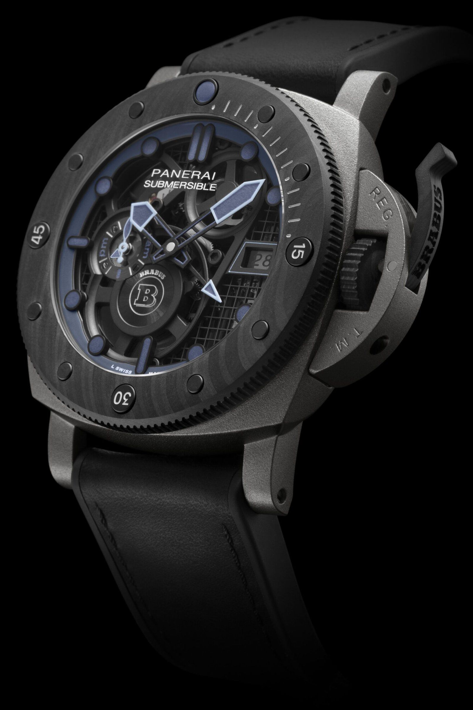 Surf Those Waves With The Panerai Submersible S Brabus Blue Shadow Edition