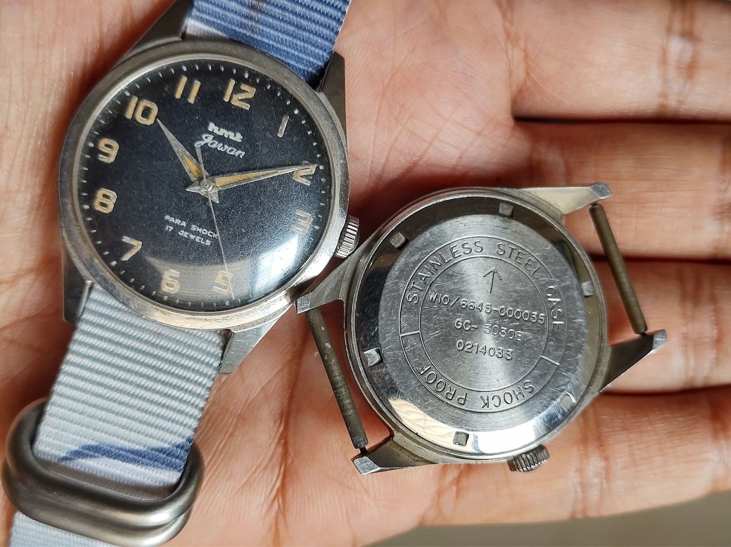 HMT Jawan with Broad Arrow marking and W10 prefixed serial number
