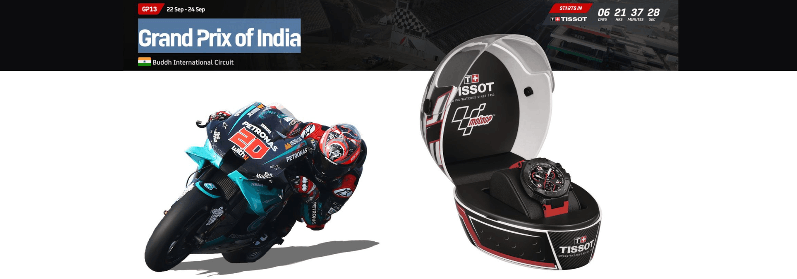 Celebrating The Grand Prix of India With The All New Tissot T-Race MotoGP Chronograph 2023 Limited Edition