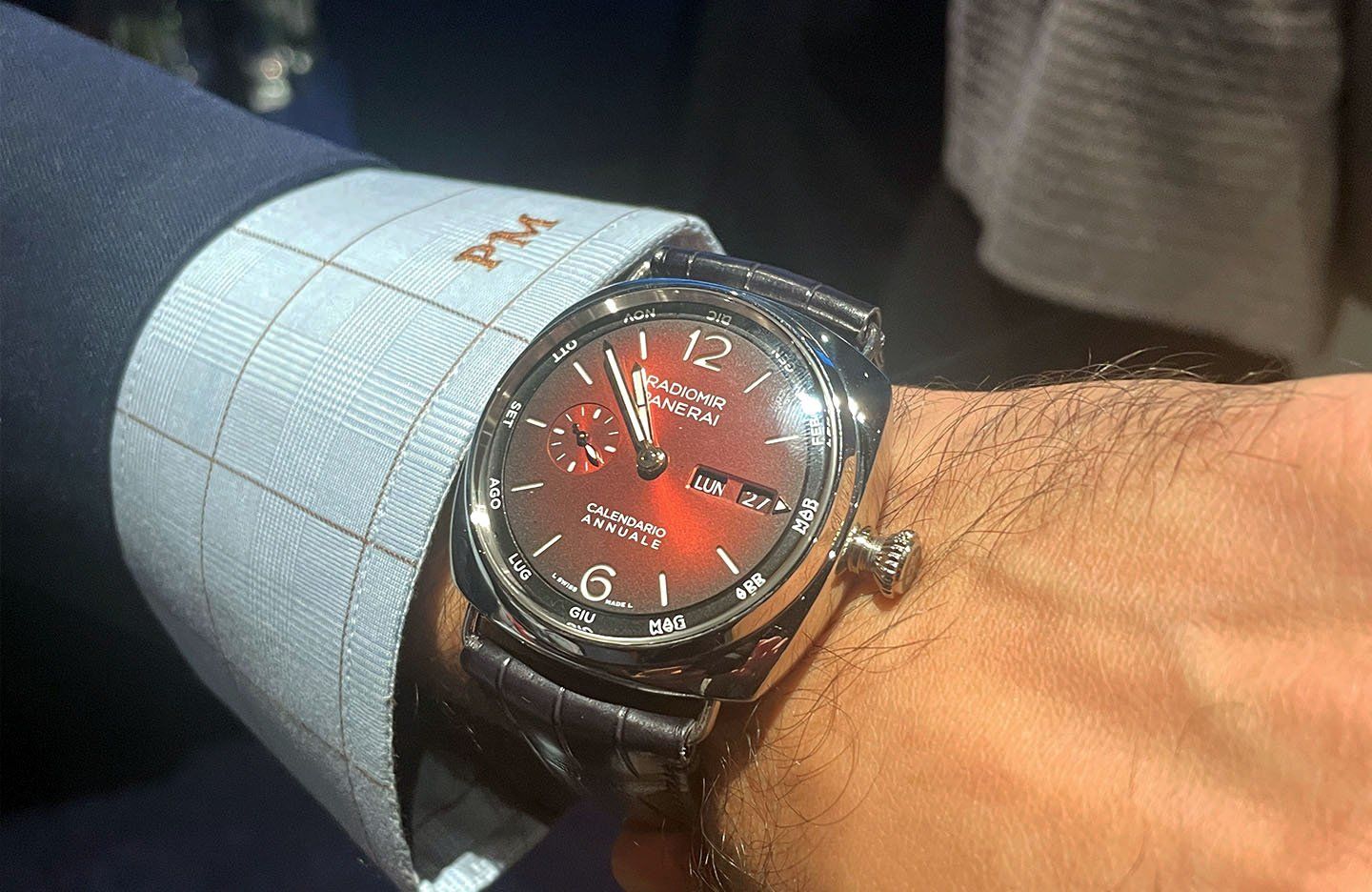 Punit Mehta wearing Panerai: Radiomir Annual Calendar at Watches & Wonders 2023