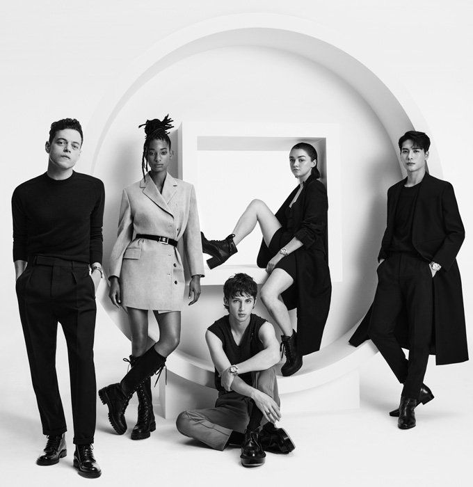 Rami Malek, Willow Smith, Troye Sivan, Maisie Williams, and Jackson Wang represent Pasha de Cartier.