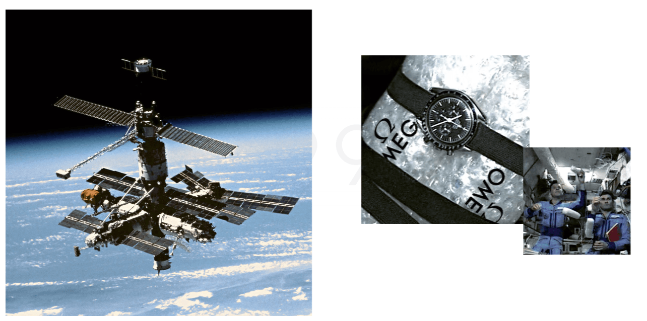 Omega sent an Omega Speedmaster X-33 watch aboard the Russian space station Mir