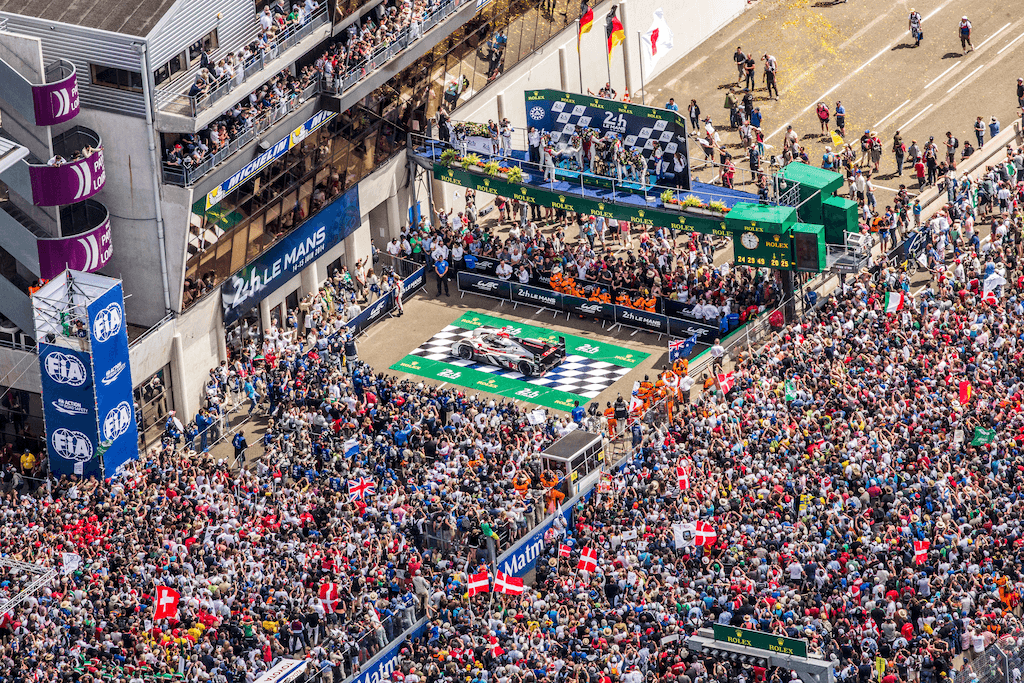 THE PRIZE-GIVING CEREMONY AT THE 24 HOURS OF LE MANS 2014