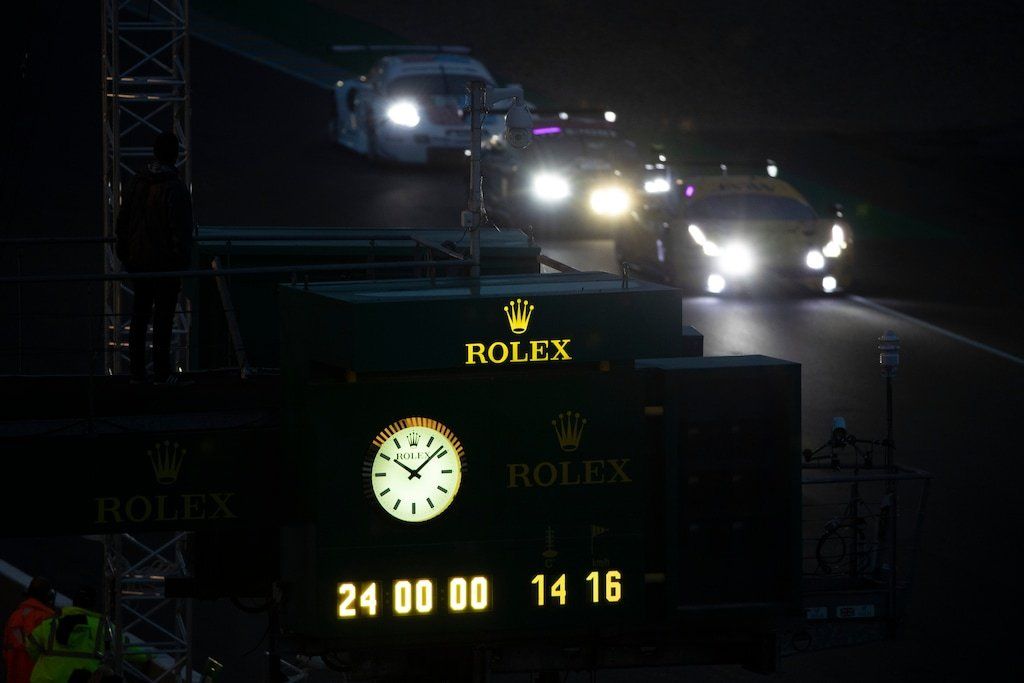 THE ROLEX COUNTDOWN CLOCK AT THE 24 HOURS OF LE MANS 2019