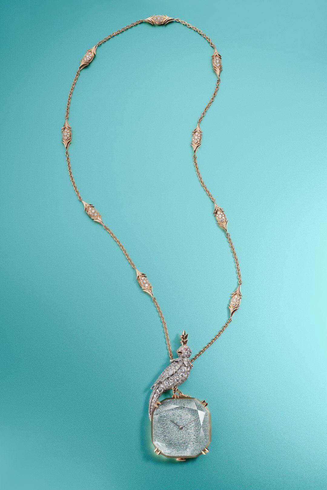 Tiffany & Co. - Bird On A Rock Mechanical Pendant Only Watch