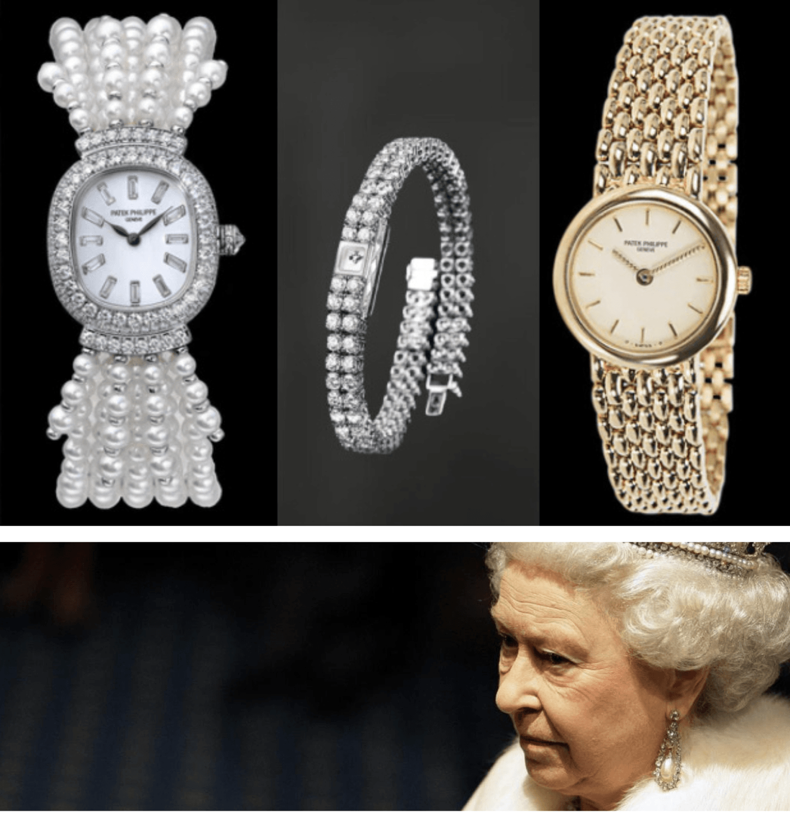 Some of the rare watches which Late Queen Elizabeth ll owned during her lifetime, source - royal.uk