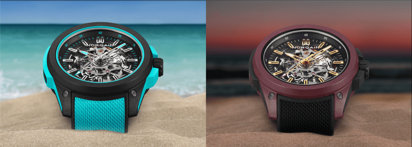 Norqain Wild One Turquoise & Wild One Burgundy