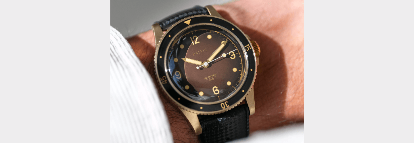 Baltic Watches | AQUASCAPHE Bronze Brown dial