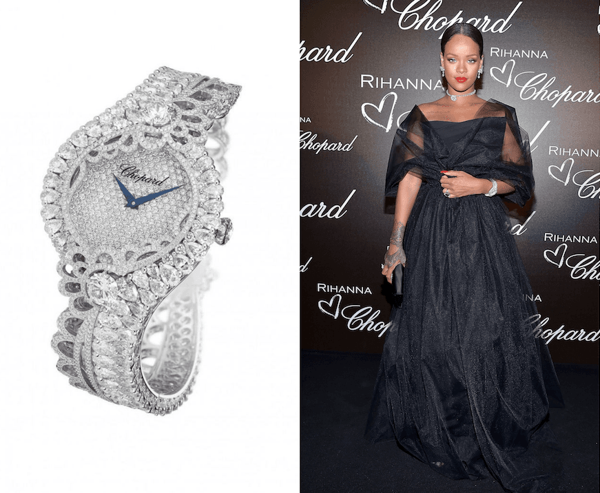 Rihanna Loves Chopard Diamond Watch at MET Gala 2017 (Source: Getty Images)