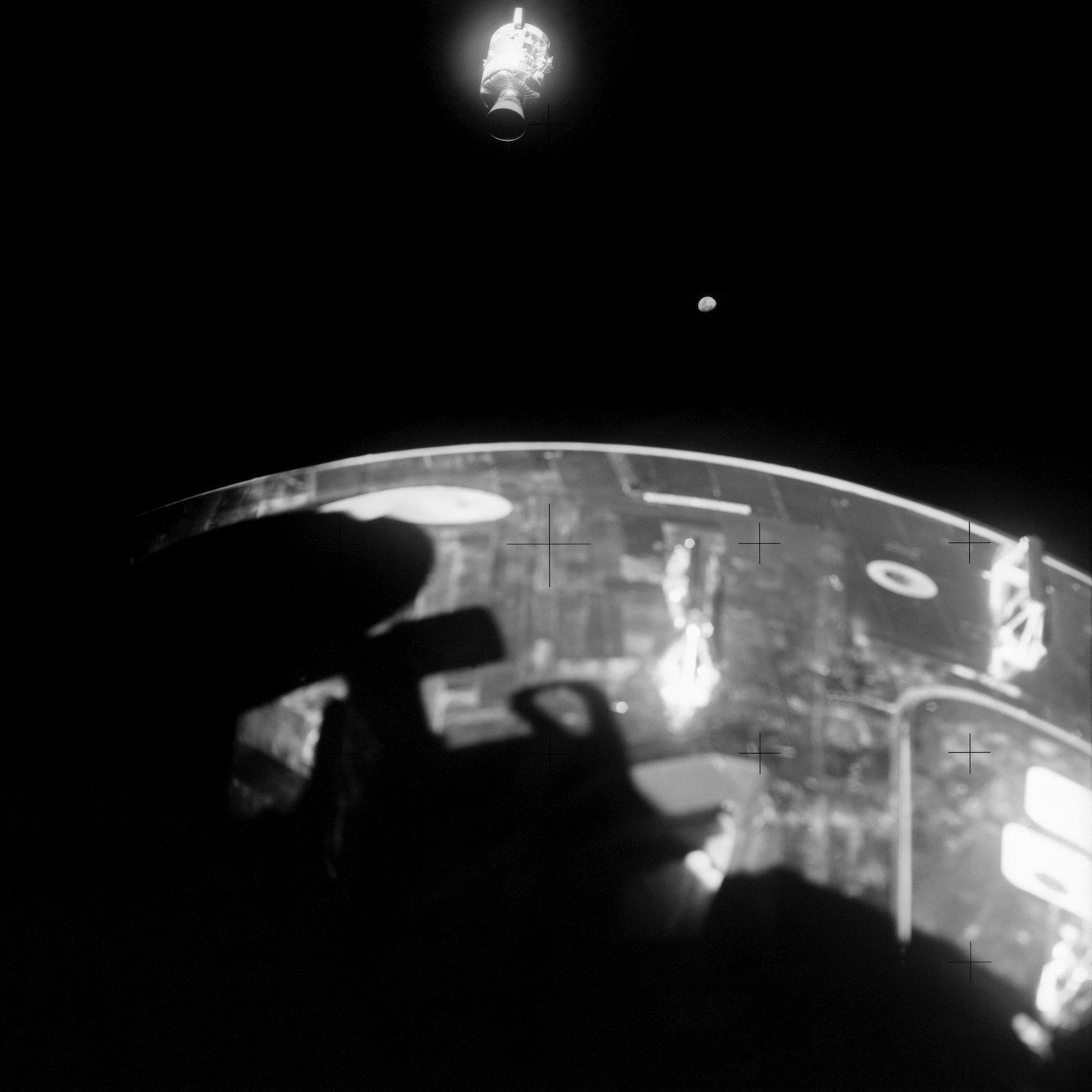 View of the damaged service module of Apollo 13: Image courtesy NASA