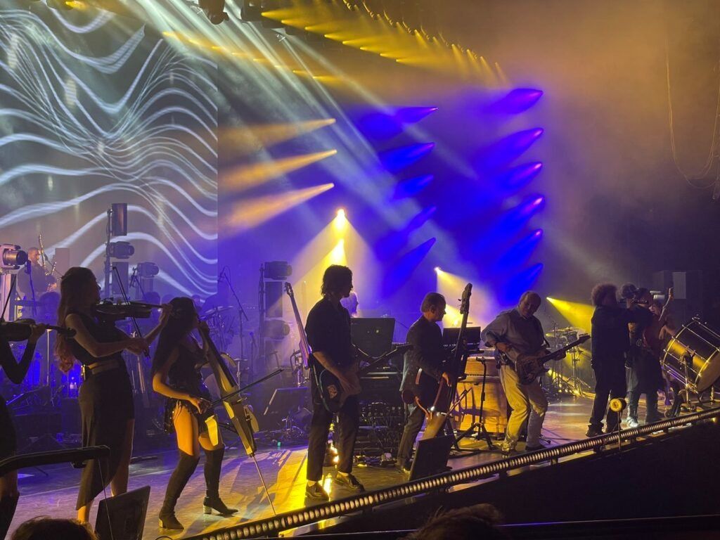 Hans Zimmer with IWC CEO, CHRISTOPH GRAINGER-HERR at The Sound Of Colour concert