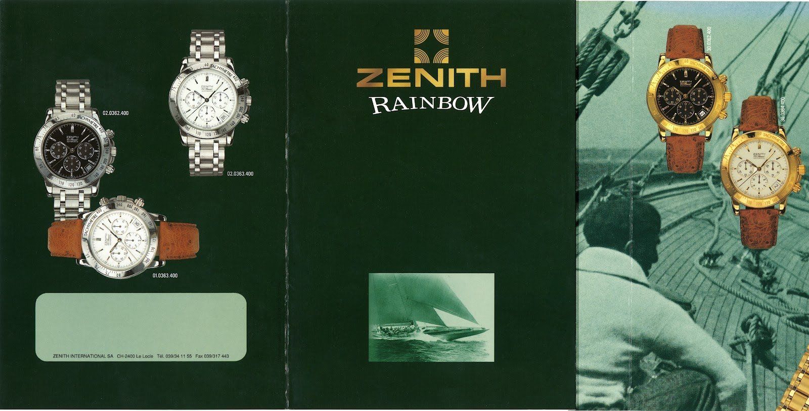 Zenith Rainbow Catalogue 1992