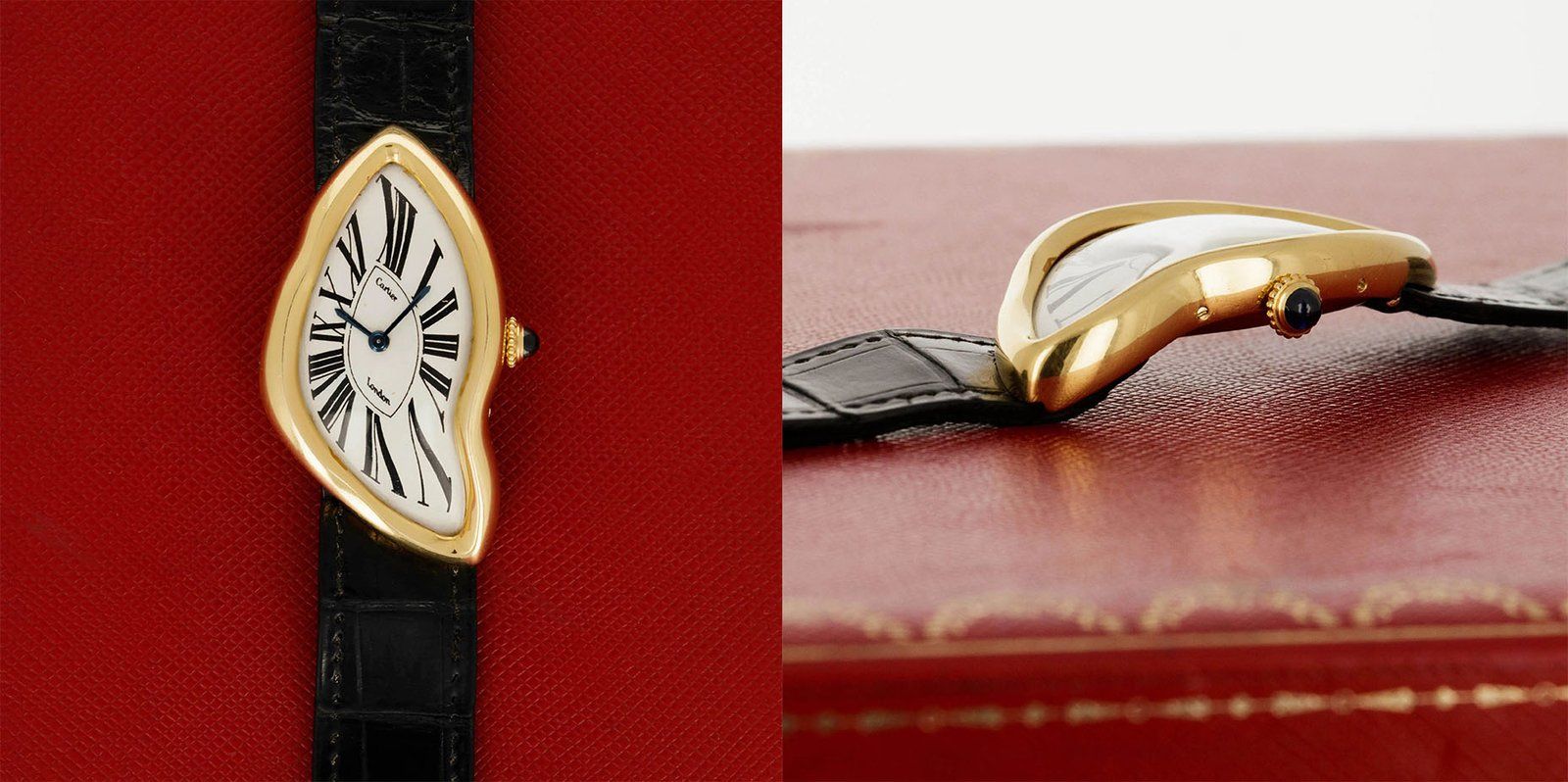 Cartier Lond Crash 1967 auctioned for for $1,503,888 at an auction held on Loupe This