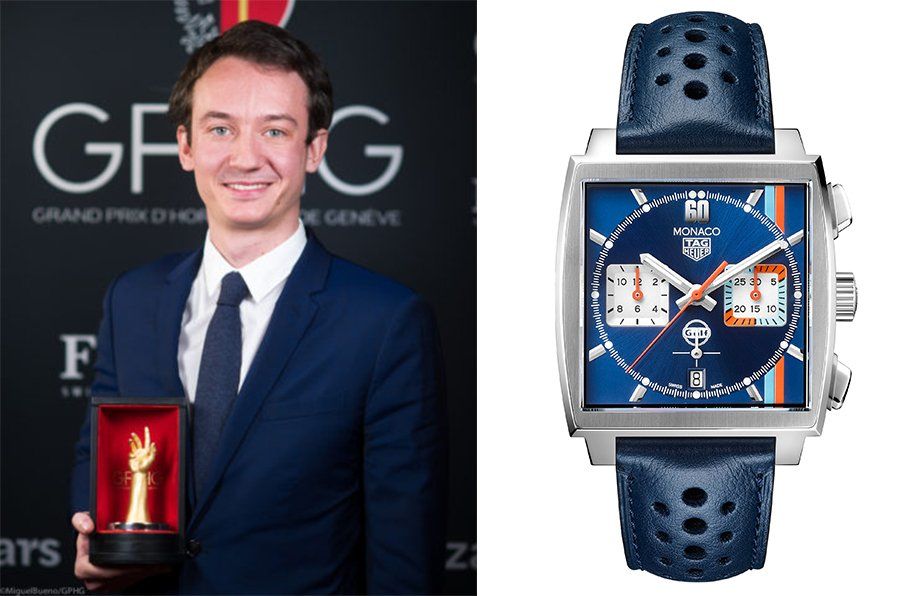 Frédéric Arnault, CEO of TAG Heuer, winner of the Iconic Watch 2022 for the Monaco X Gulf 