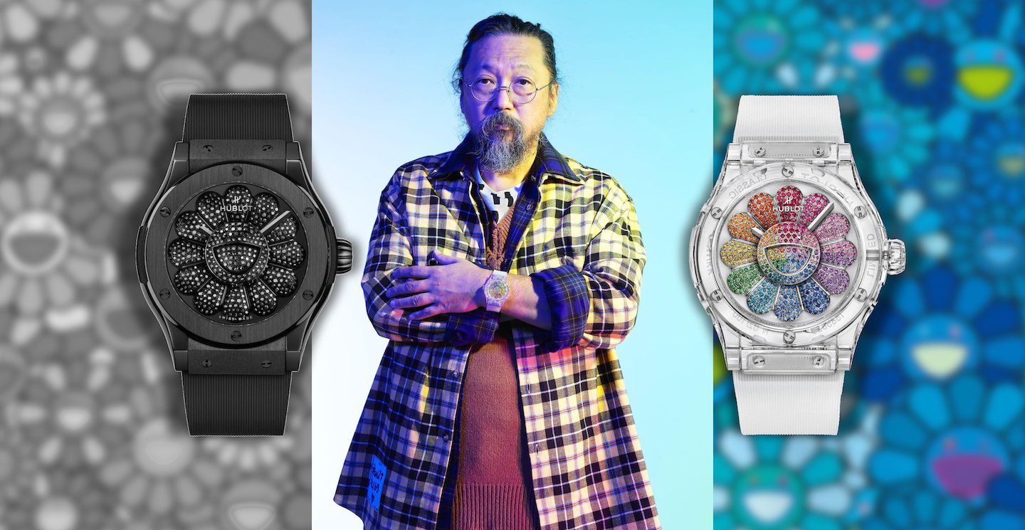 Hublot Classic Fusion Takashi Murakami All Black & Sapphire Rainbow - A collection of 13 unique watches and NFTs.