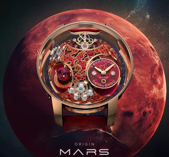 Jacob & Co. Astronomia Metaverso 'Mars' Edition - The collection expands the brand’s fearless venture into the crypto-native future.