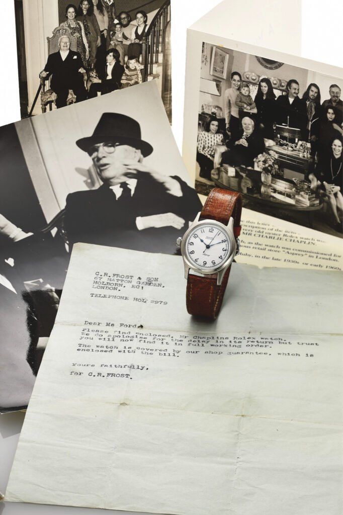 Charlie Chaplin’s Left Handed Rolex Wristwatch | The Hour Markers